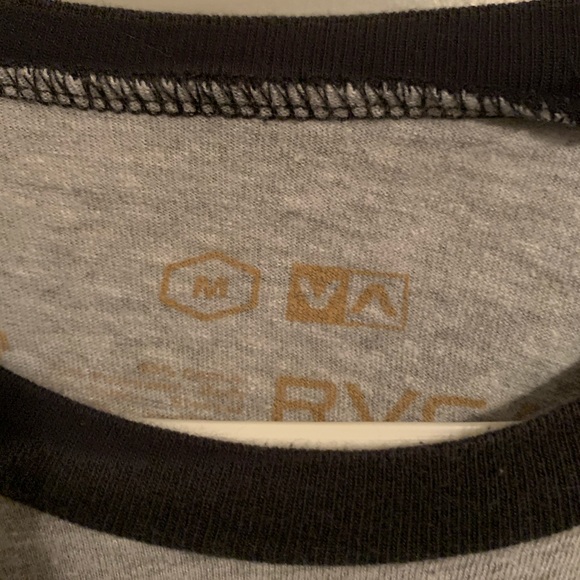 Men’s RVCA Baseball Tee - Picture 2 of 2